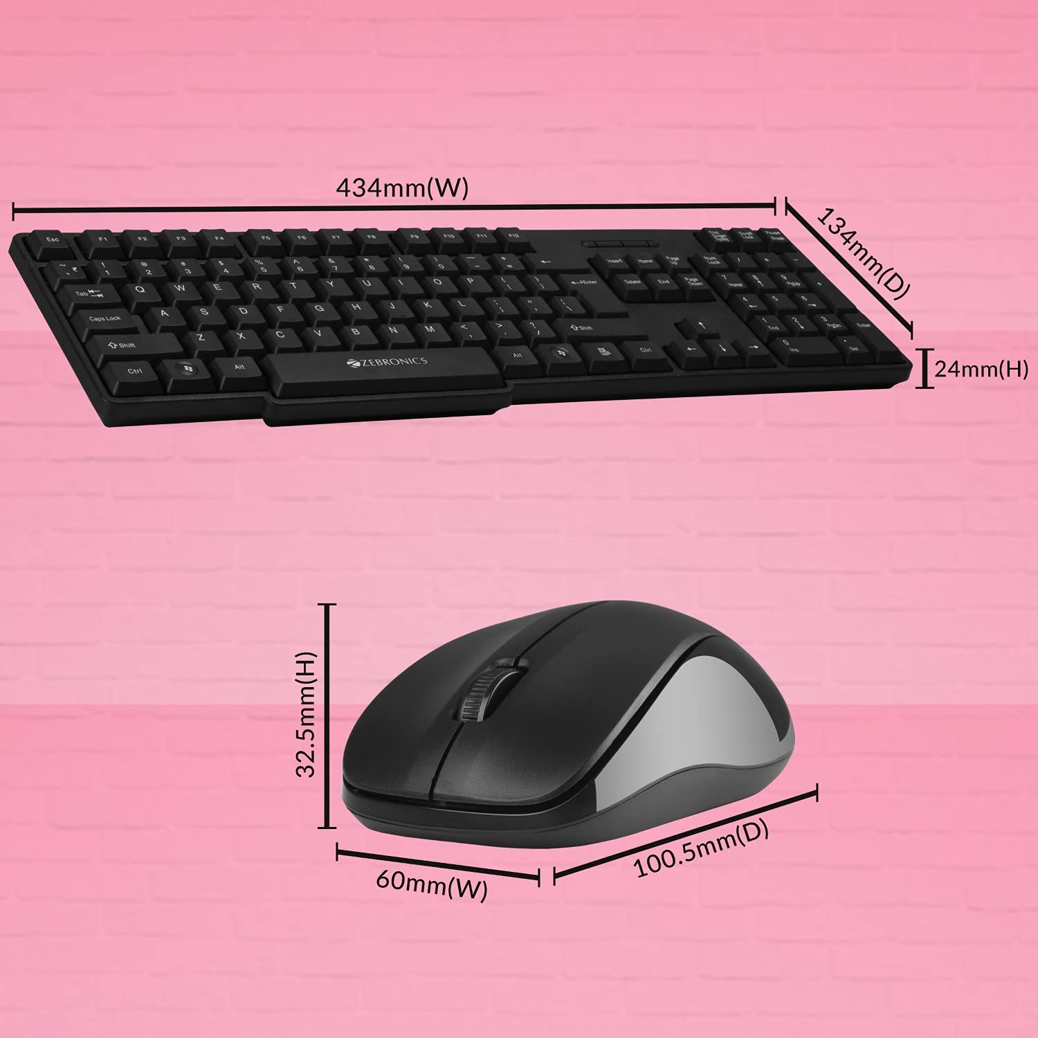 wireless keyboard mouse combo