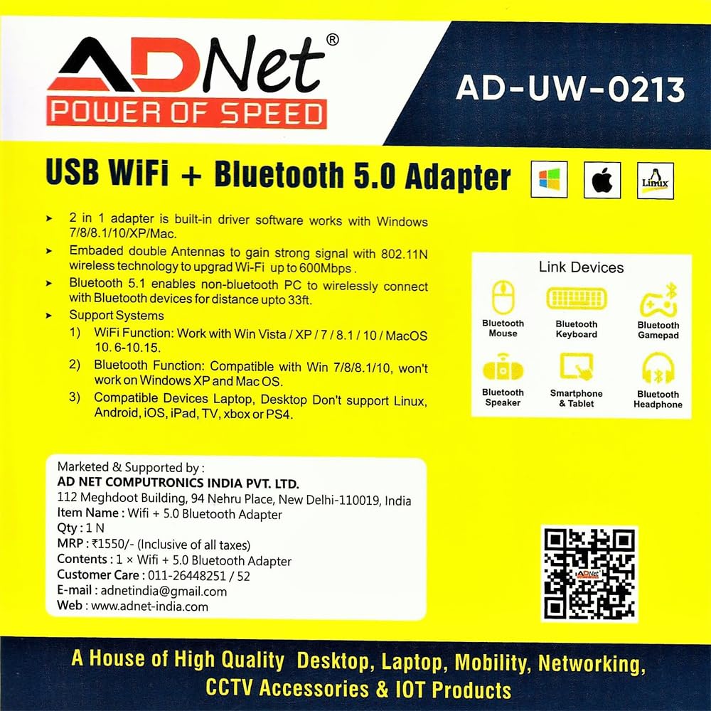 wifi+bluetooth dongal